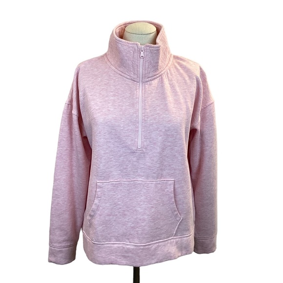 Vineyard Vines 1/2 Zip Pullover Kangaroo Pocket Pink - Picture 6 of 12